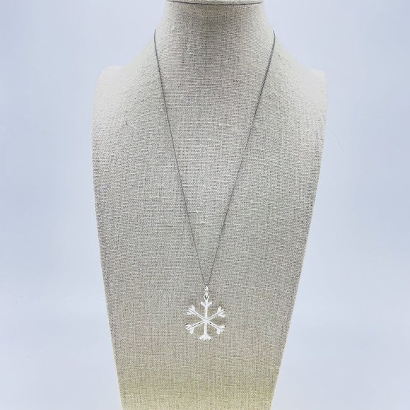 Arrow Shaft Star Silver Chain Marked BY 925 Snowflake Classic Career Cosplay - Picture 4 of 6